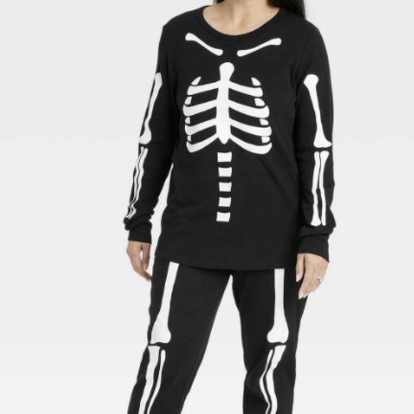 NWT Hyde & Ekk Target Halloween Pajamas | Skeleton | Women's 3x - Picture 1 of 1